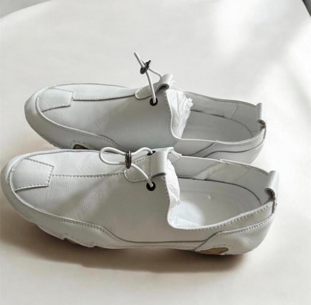 Witte sneakers 39 leer., Kleding | Dames, Schoenen, Wit, Nieuw, Ophalen of Verzenden, Sneakers of Gympen