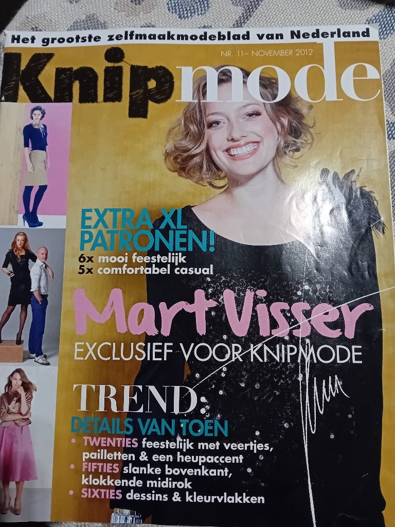 Knipmode november 2012, Ophalen of Verzenden, Zo goed als nieuw, Vrouw, Knipmode