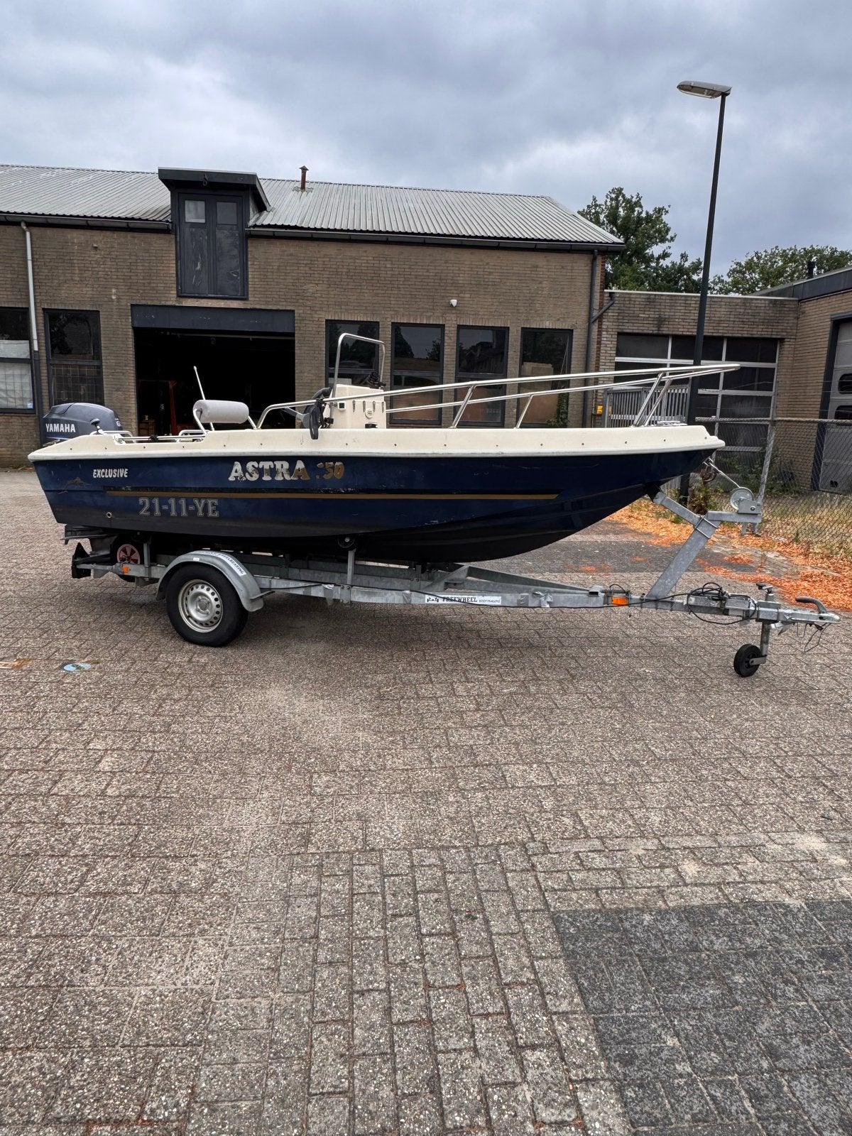 Astra 150 consoleboot met Yamaha 60 PK – klusproject, Ophalen, Overige merken, Gebruikt, Afdekzeil