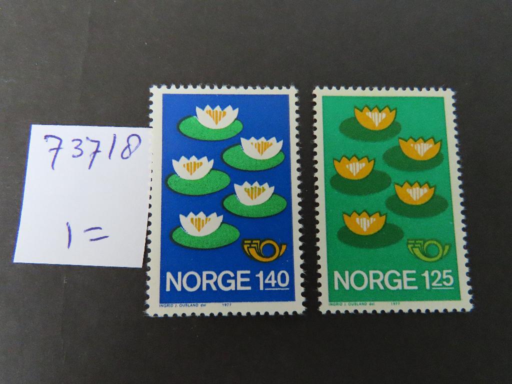 Noorwegen 737/8, Postzegels en Munten, Ophalen of Verzenden, Noorwegen, Postfris