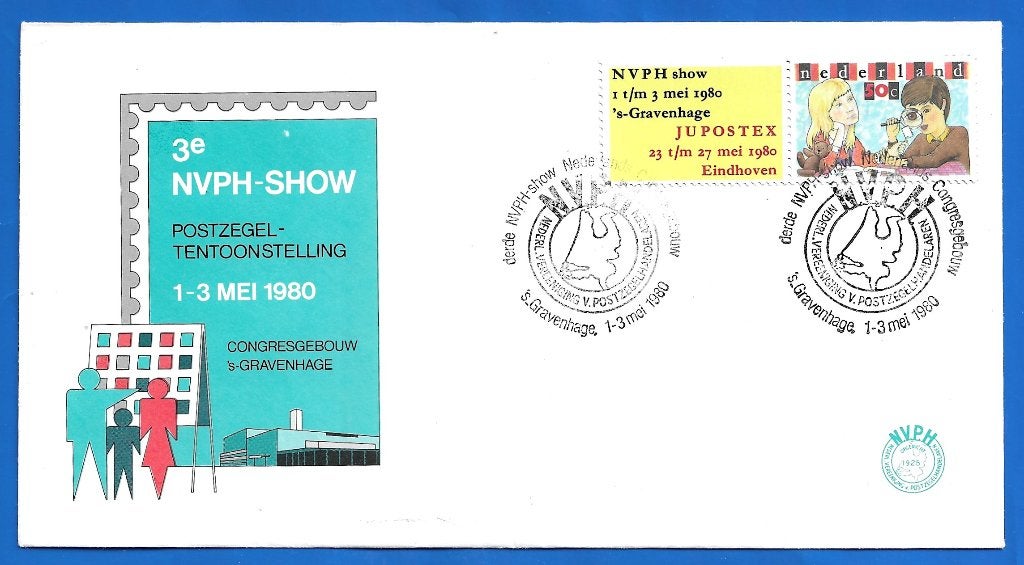 1980 Filatelie - FDC 184, Verzenden, Onbeschreven, Nederland