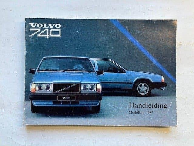 Volvo 740 Handleiding       Modeljaar 1987     NL, Ophalen of Verzenden