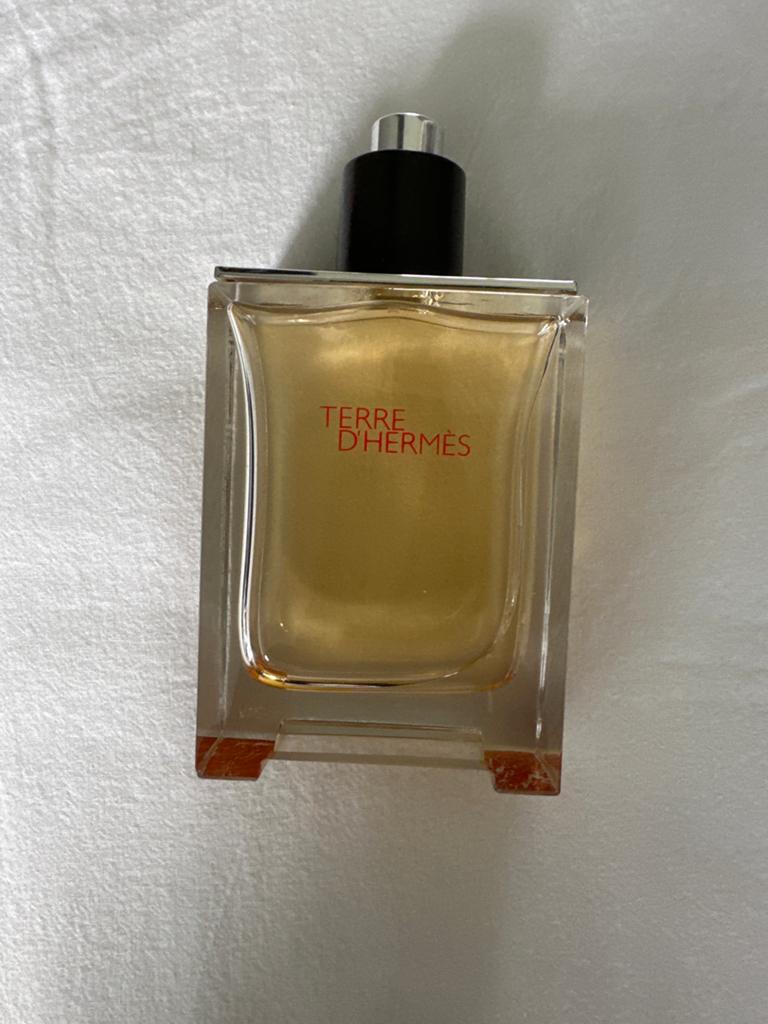 Terre d'Hermès Eau de Toilette 100ml te ruil, Ophalen of Verzenden, Zo goed als nieuw, Parfumfles, Gevuld