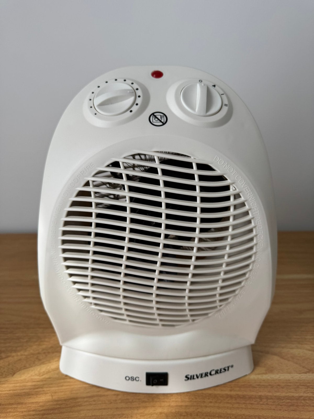 SilverCrest Fan & Heater 2000W – Cool Air + 2 Heat Settings, Doe-het-zelf en Verbouw, Verwarming en Radiatoren, Minder dan 30 cm