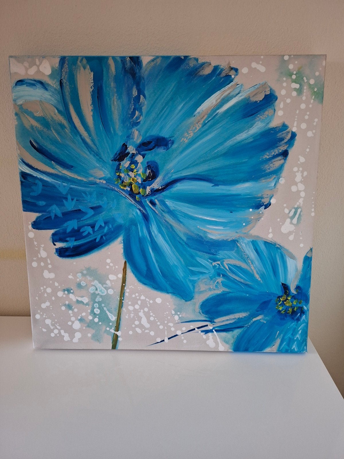 Fleurig schilderij, Ophalen