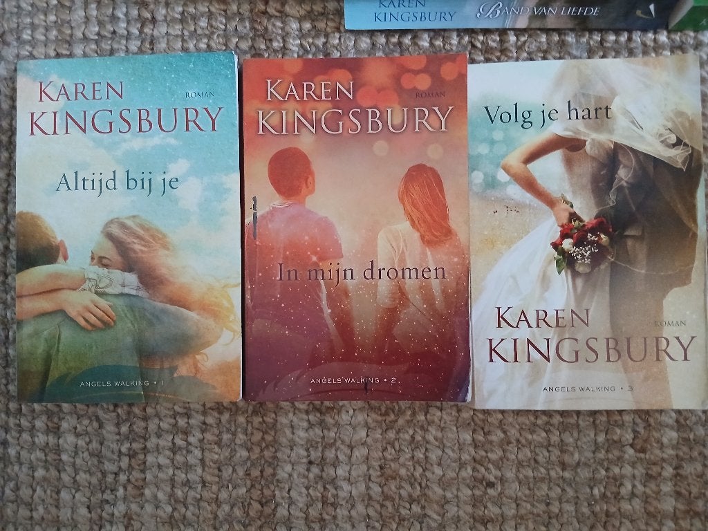 Karen kingsbury Angels Walking serie compleet, Boeken, Ophalen of Verzenden, Gelezen, Karen Kingsbury