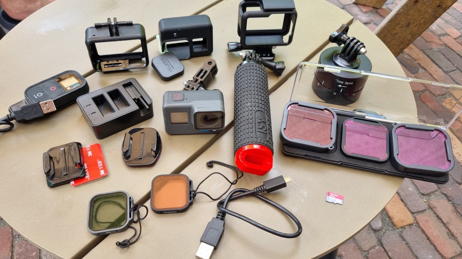 GoPro Hero 6 Black met uitgebreide accessoires set, Ophalen of Verzenden, Gebruikt, GoPro