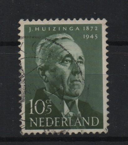 ‹(•¿•)› nl k0892 nvph 644 zomerzegel huizinga, Ophalen of Verzenden, Na 1940, Gestempeld