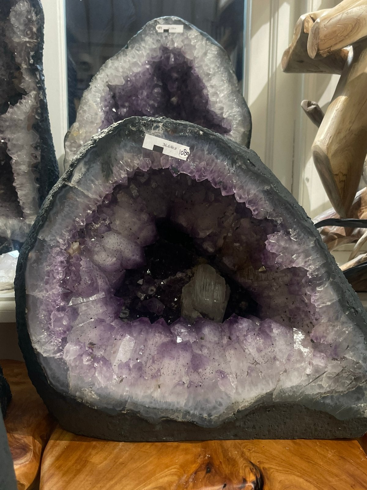 Amethist geode 36kg, Ophalen of Verzenden