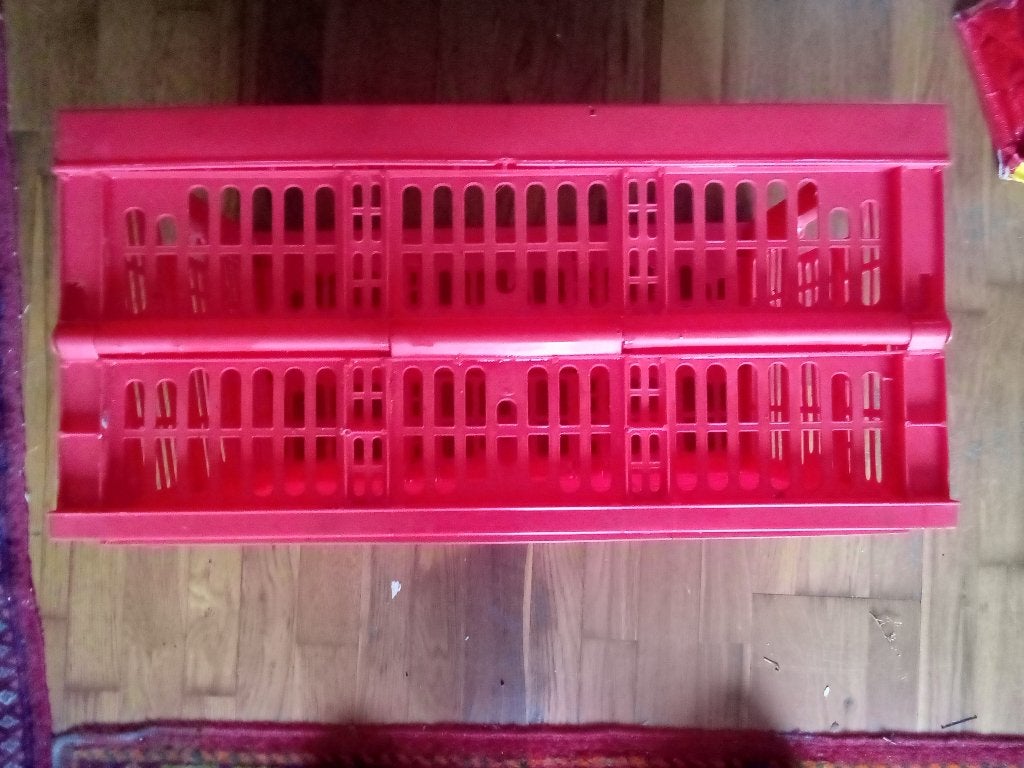 kratten voor boodschappen, Doe-het-zelf en Verbouw, Kratten en Dozen, Ophalen, Gebruikt, Opvouwbaar, Minder dan 35 cm