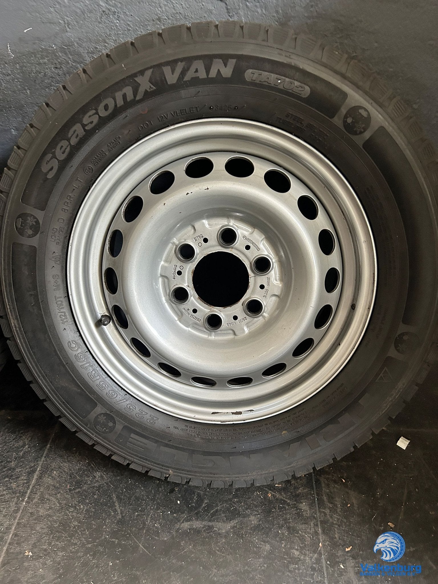 7-8mm! Originele Mercedes Sprinter B907 B910 16 inch stalen, -, Banden en Velgen, Ophalen of Verzenden, All Season