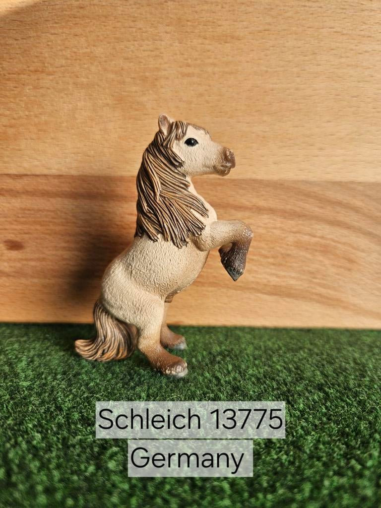 Schleich 13775 Mini Shetlander hengst uit 2015, Ophalen of Verzenden, Zo goed als nieuw, Paard, Beeldje of Figuurtje