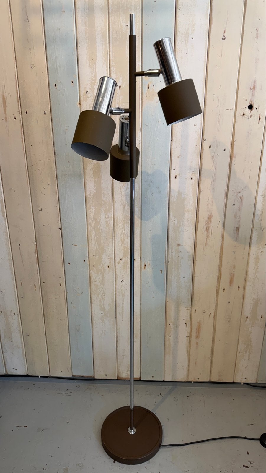 Vintage OMI vloerlamp -  Koch & Lowy - seventies, Ophalen, Gebruikt, ., .