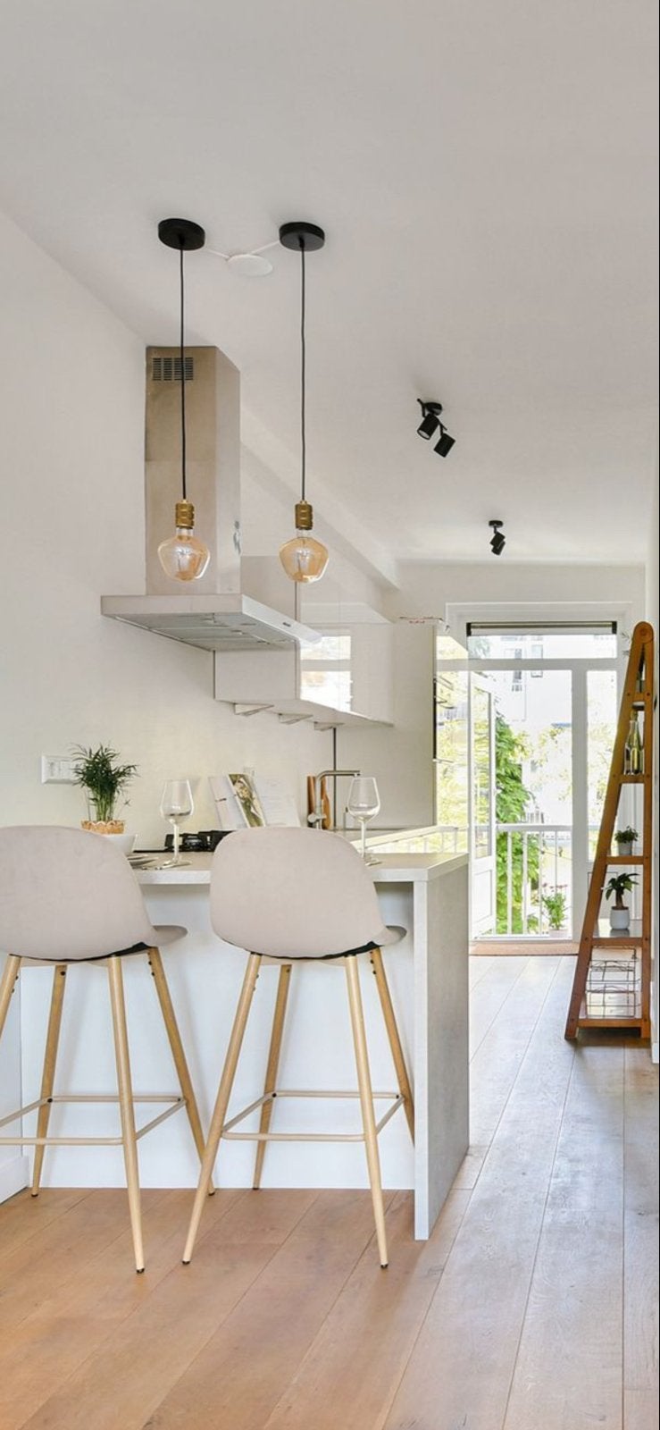 Set van 2 moderne hanglampen met E27 fitting, Ophalen of Verzenden, Zo goed als nieuw, Metaal, E27 (groot)