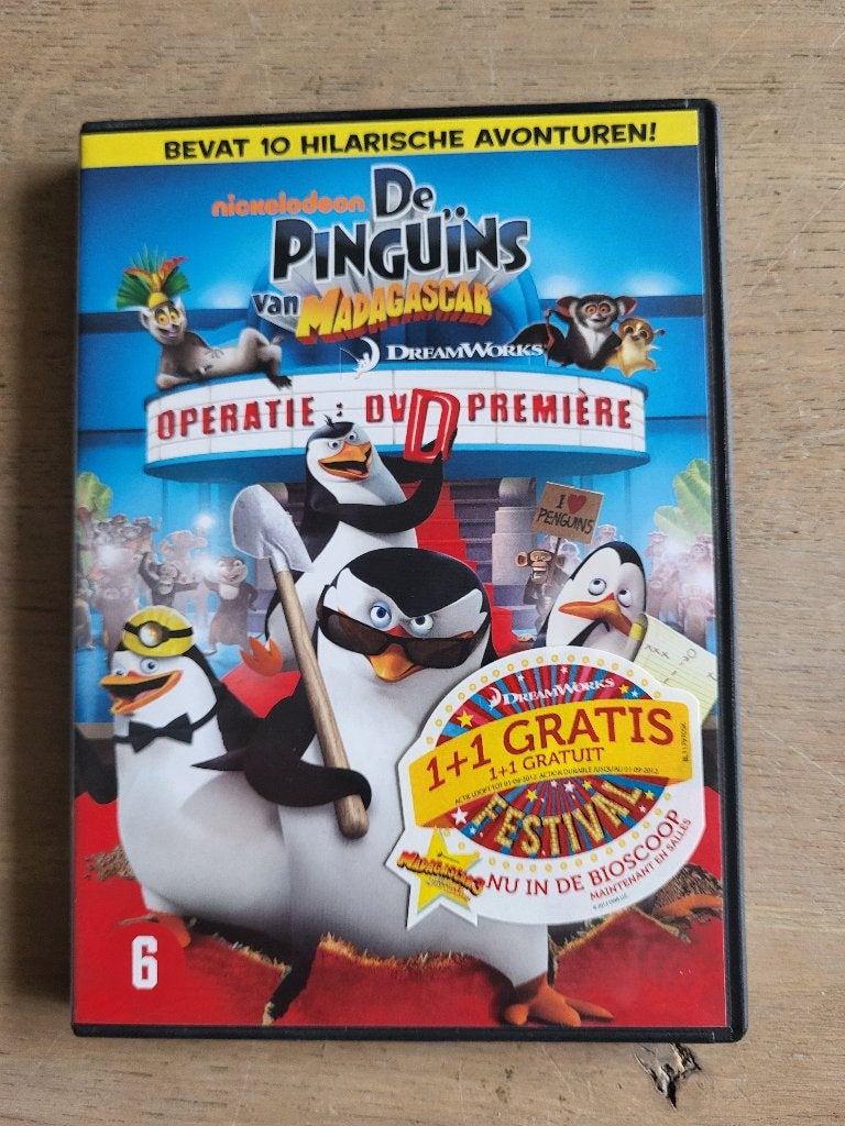 De Pinguïns van Madagascar - Operatie DVD Première, Tekenfilm, Amerikaans, Nederlands, Zo goed als nieuw