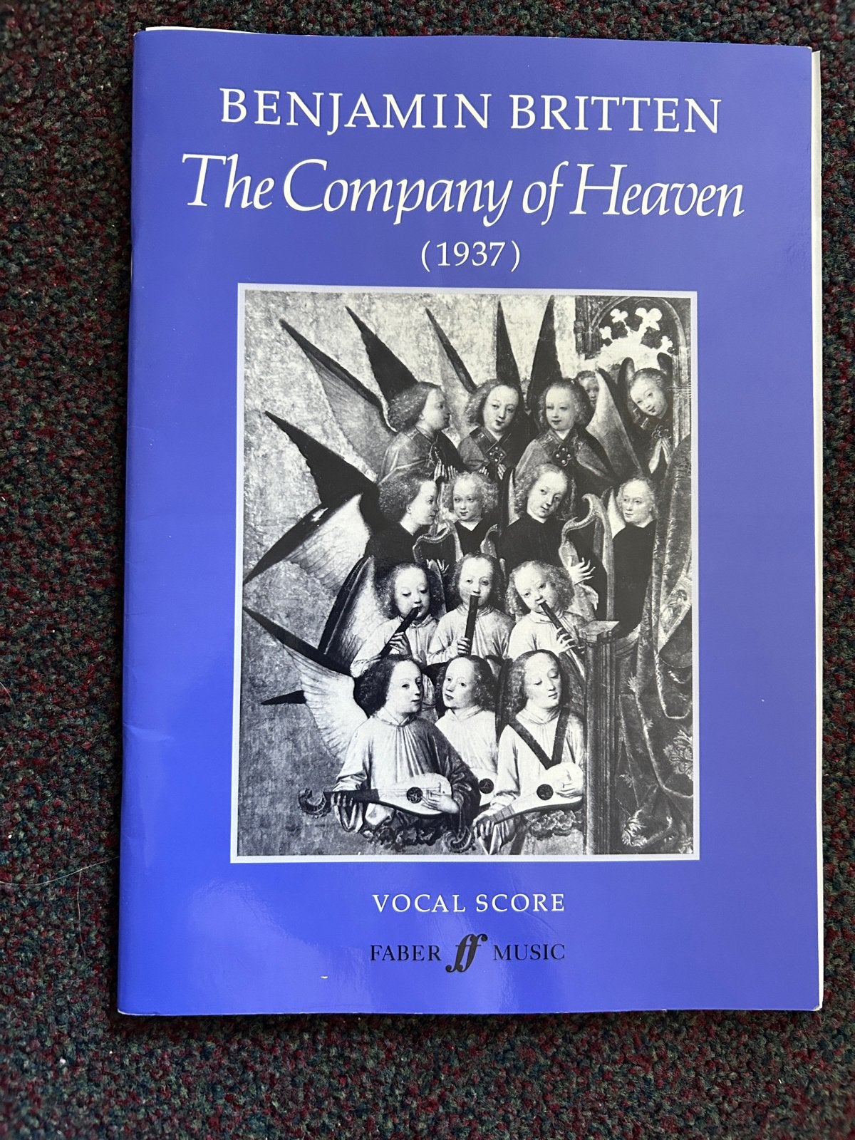 Benjamin Britten - The Company of Heaven (1937) - Vocal Scor, Klassiek, Ophalen of Verzenden, Zo goed als nieuw, Koor