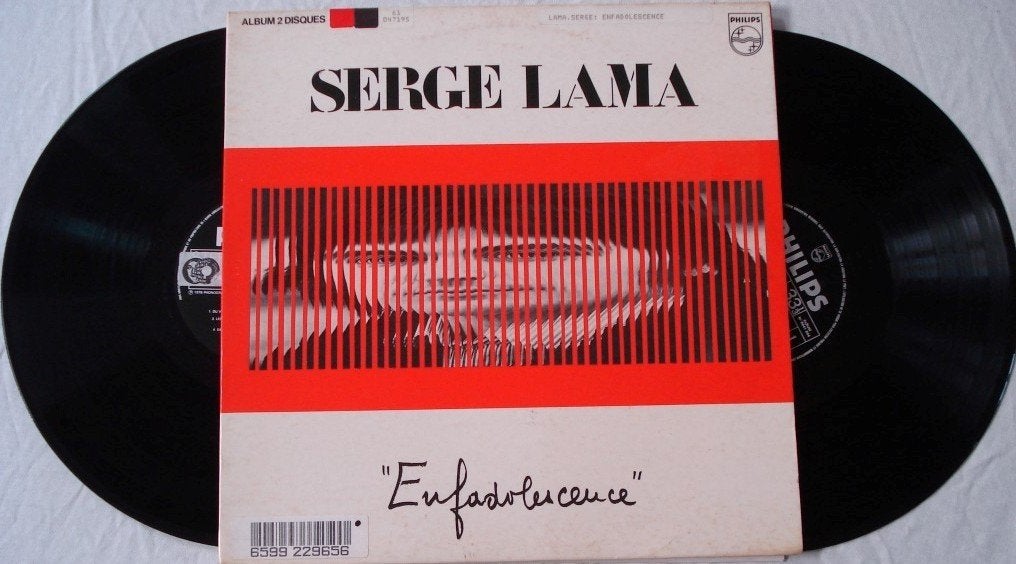 Serge Lama - Enfadolescence, Cd's en Dvd's, Vinyl | Overige Vinyl, Gebruikt, Ophalen of Verzenden, 12 inch, Gatefold hoes