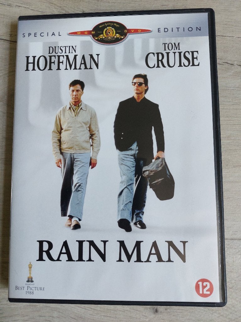 DVD Rain Man (1988) Dustin Hoffman, Tom Cruise, Cd's en Dvd's, Ophalen, Engels, Alle leeftijden, Nederlands