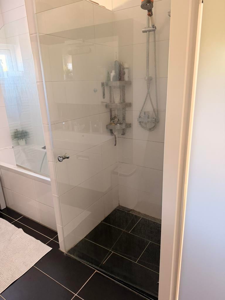 Douchedeur 95 cm breed 200 cm hoog, Ophalen, Gebruikt