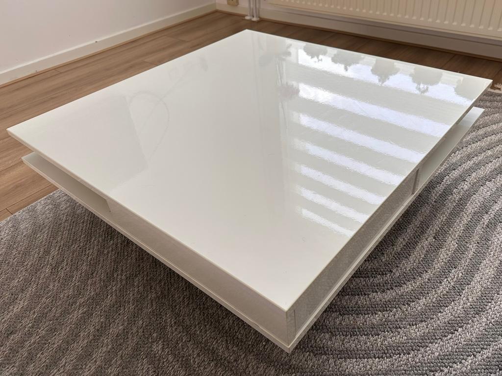 IKEA Tofteryd Salontafel - Strak Design, Huis en Inrichting, Tafels | Salontafels, Ophalen, Kunststof, 100 tot 150 cm, Vierkant