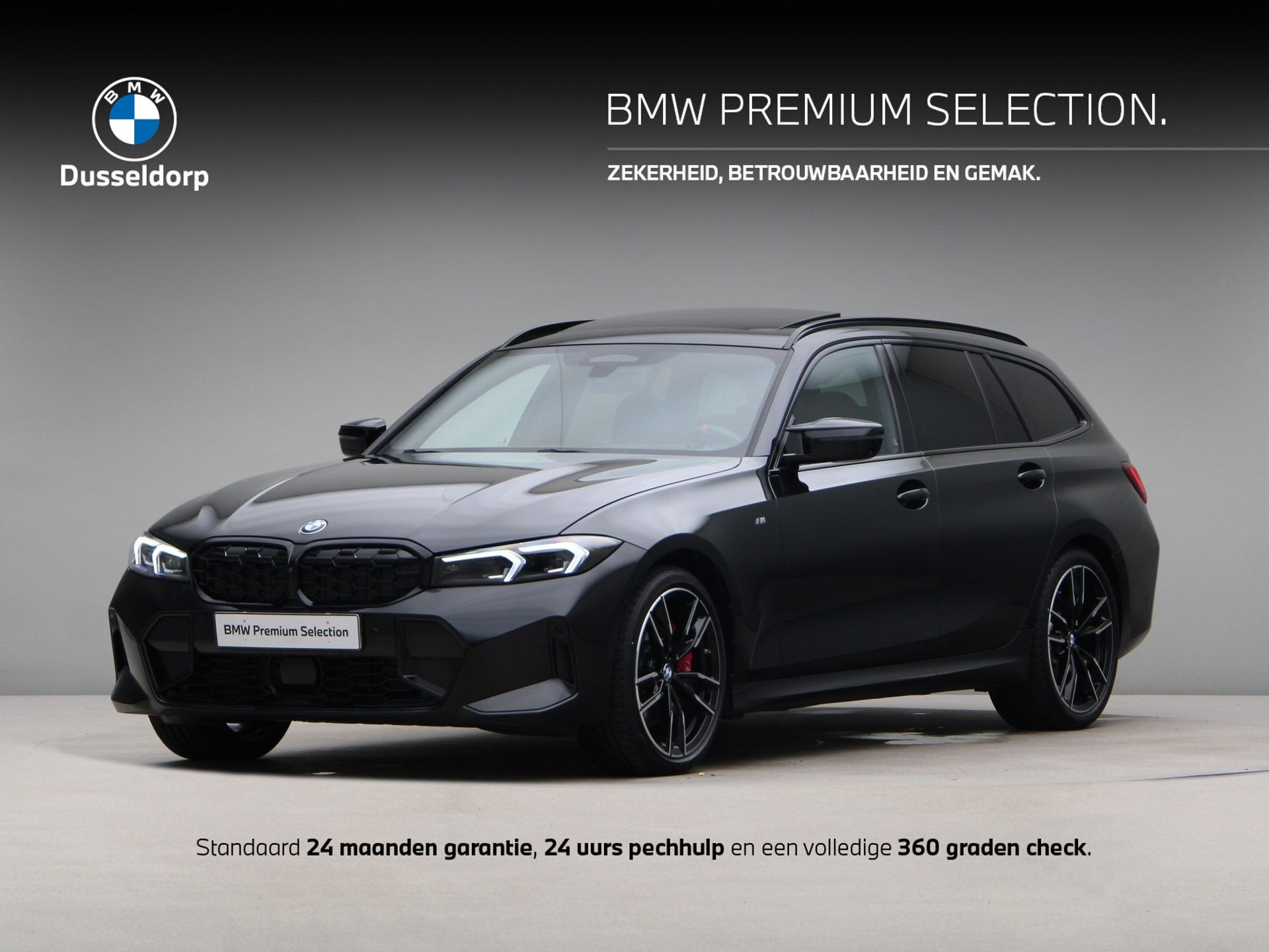 BMW 3 Serie Touring M340i xDrive incl. alarmklasse 5, Auto's, Automaat, Automatische klimaatregeling, 1770 kg, Met garantie (alle)