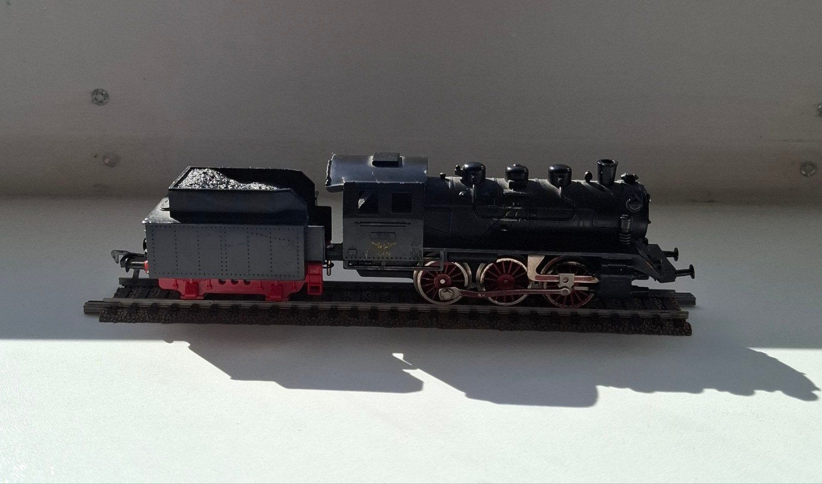 Fleischmann Stoomlocomotief met Tender - Gebruikt, Hobby en Vrije tijd, Wisselstroom, Gebruikt, Locomotief, Fleischmann