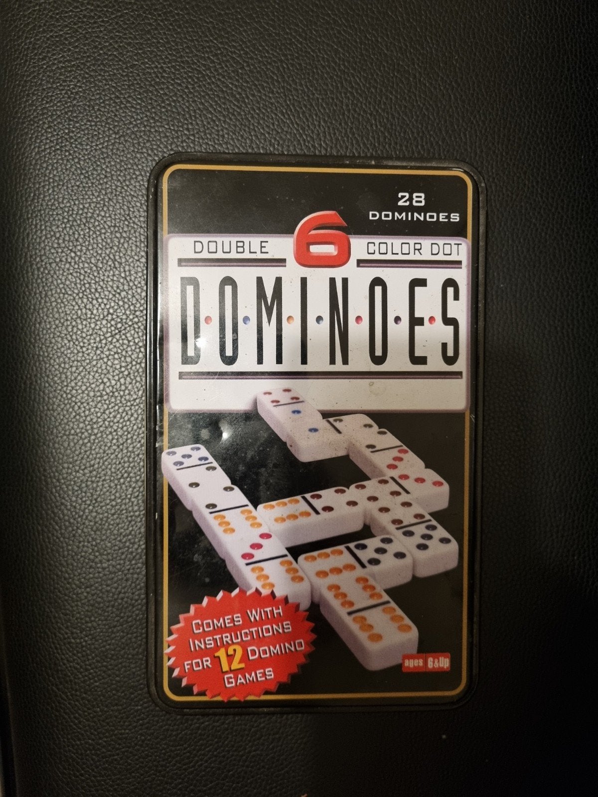 Double 6 Color Dot Dominoes - Zo goed als nieuw, Een of twee spelers, Ophalen, Zo goed als nieuw, Onbekend