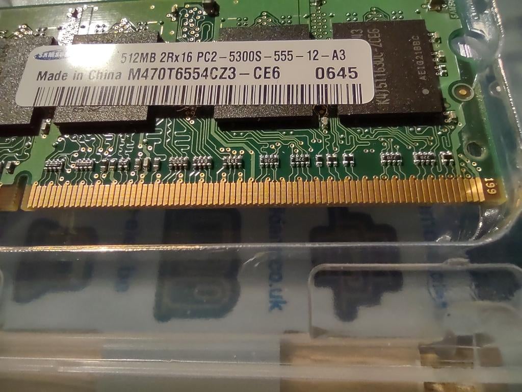 2 Gb DDR2 RAM, 1 GB of minder, Ophalen of Verzenden, Zo goed als nieuw, DDR2