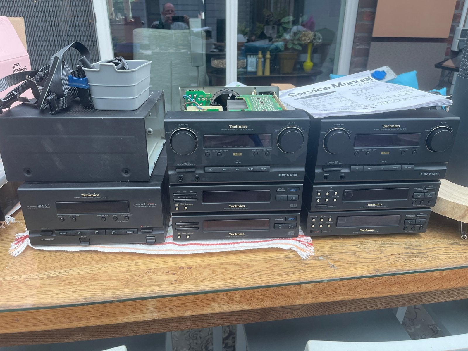Technics Hifi Componenten - Werkend & Defect, Overige merken, Cassettedeck, Niet werkend, Losse componenten