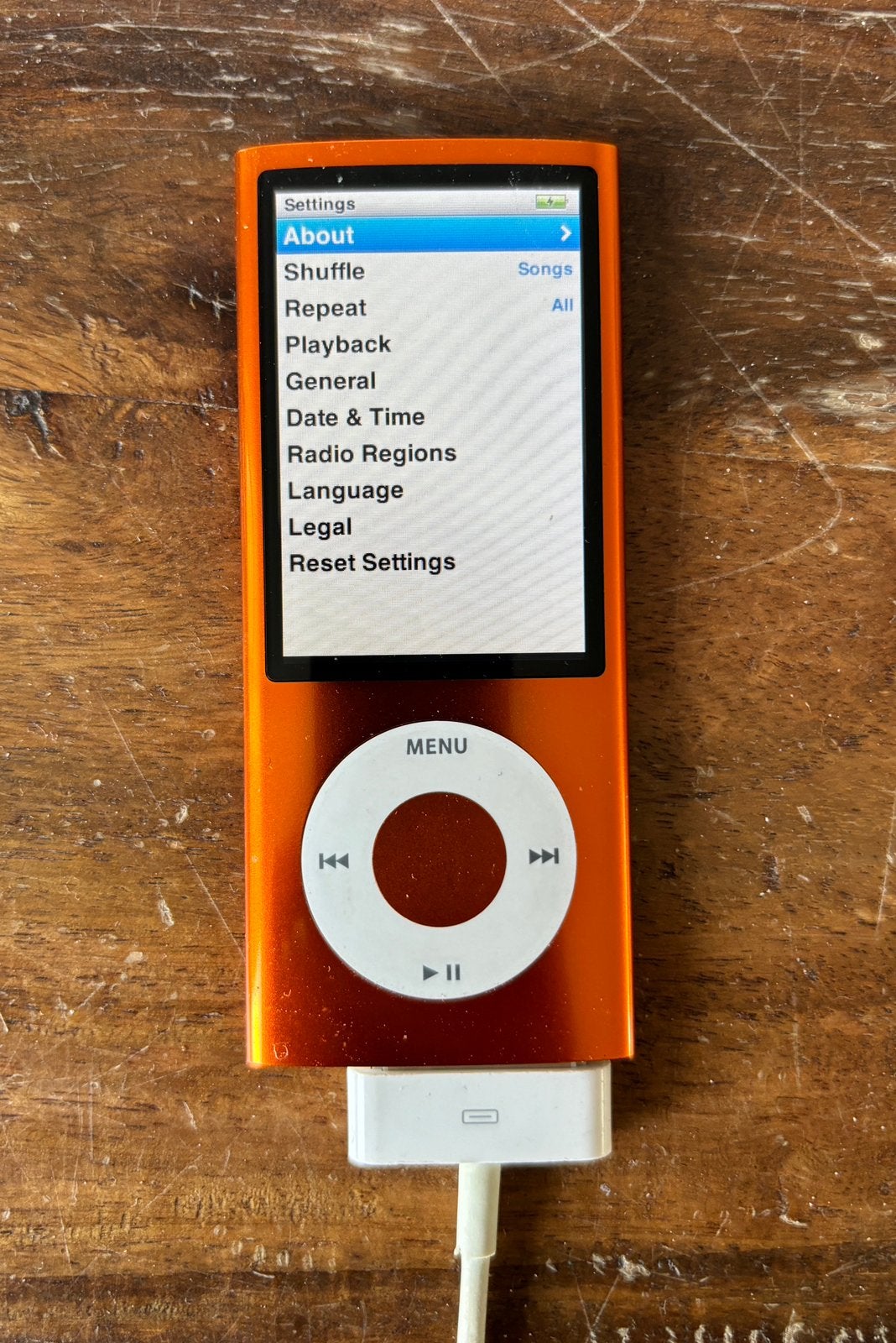 TK iPod Nano Gen 5 8GB A1320 MC046LL Orange, Audio, Tv en Foto, Mp3-spelers | Apple iPod, Gebruikt, Nano, 2 tot 10 GB, Oranje