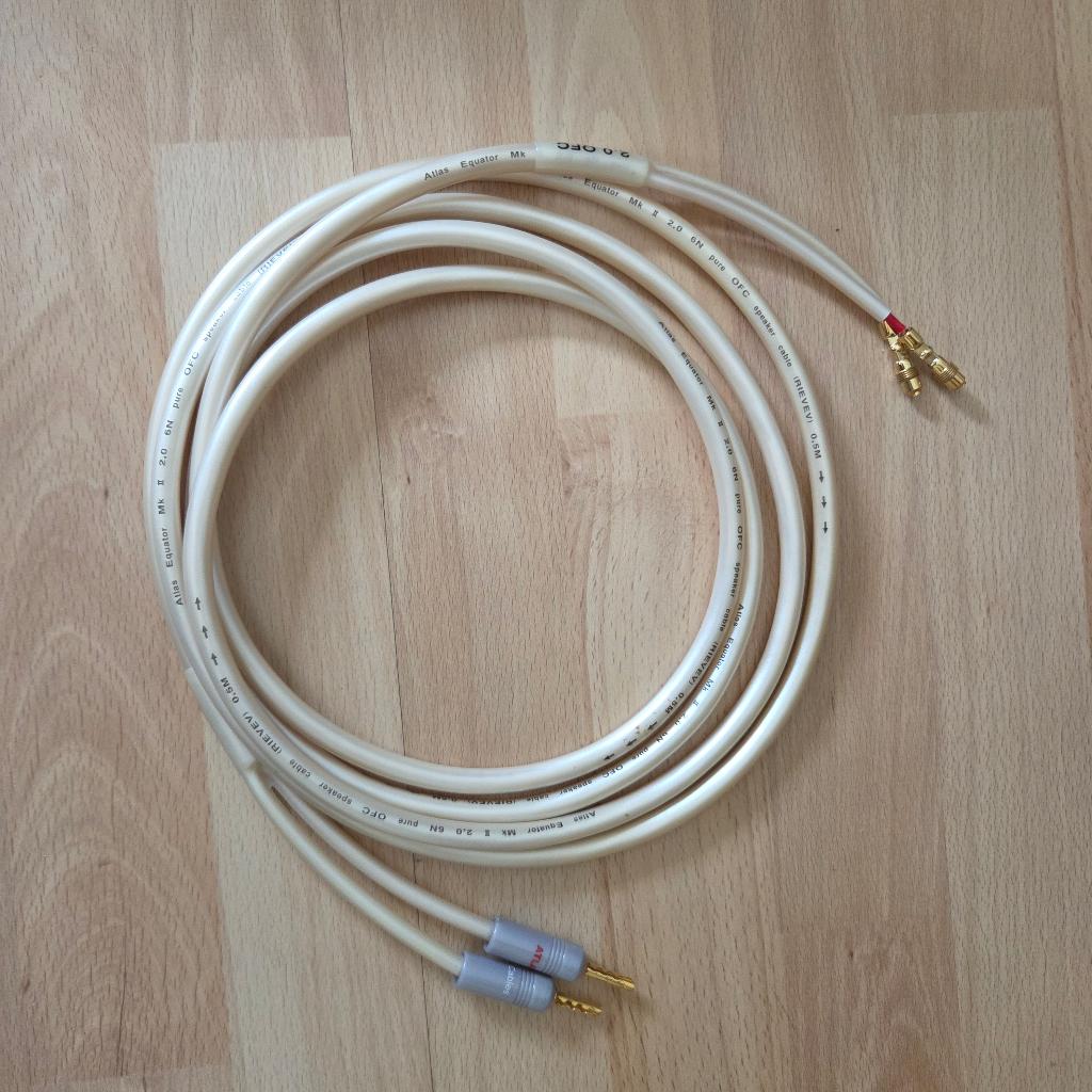 Atlas Equator Mk 2 pure OFC luidsprekerkabel (single), Verzenden, Zo goed als nieuw, 2 tot 5 meter, Luidsprekerkabel