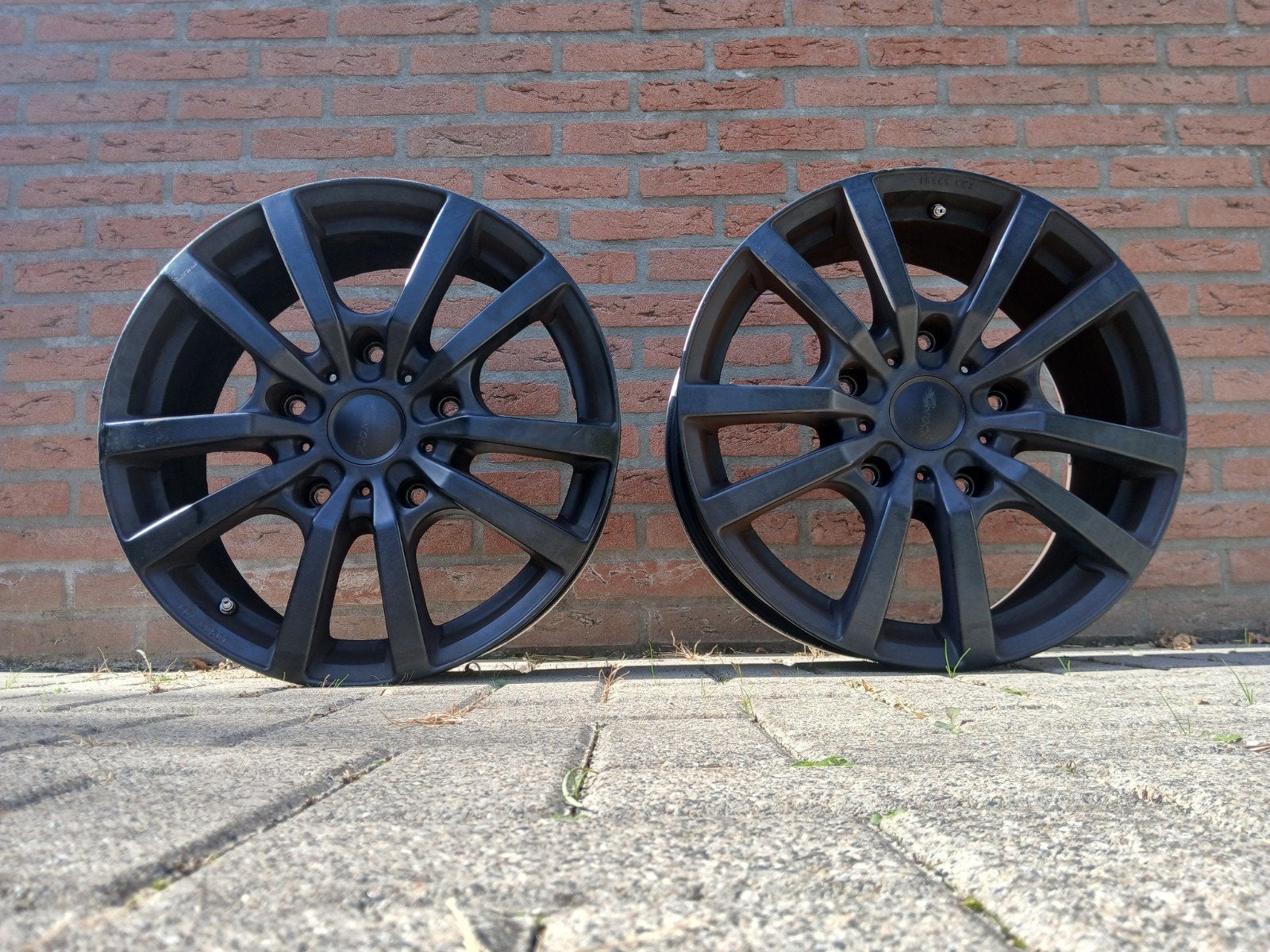 Set van 2 gebruikte velgen, Brock / RC-Design (type RC25) 18, Ophalen of Verzenden, Gebruikt