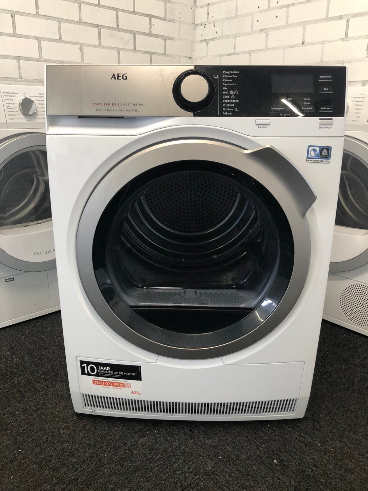 DAG DEAL €299 A+++ 8kg Warmtepomp droger AEG 8000 series, Ophalen, Minder dan 85 cm, Overige typen, 8 tot 10 kg