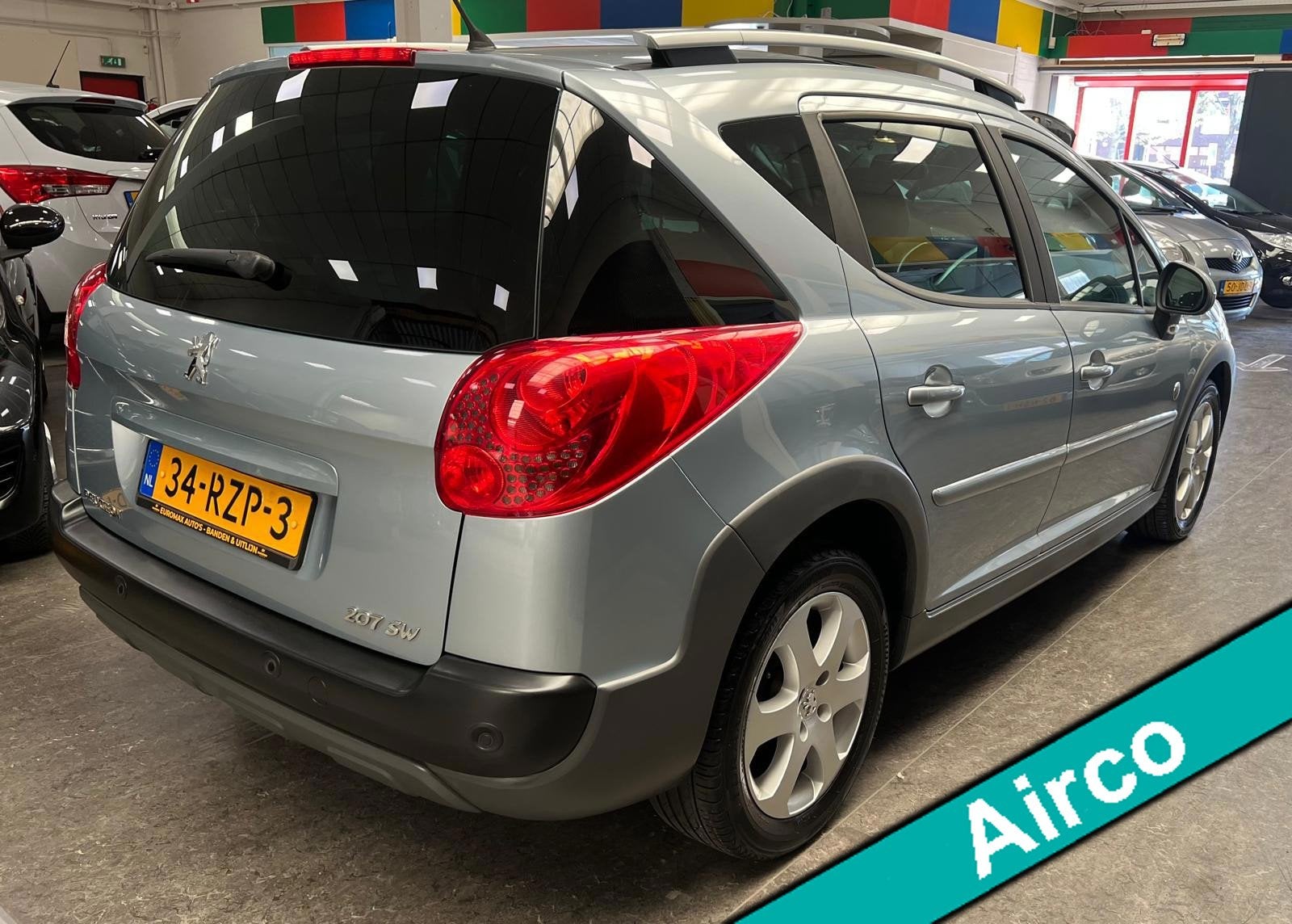 Peugeot 207 SW Outdoor 1.6 VTi 1e Eigenaar - NAP - Panorama, Voorwielaandrijving, Euro 5, Gebruikt, Zwart