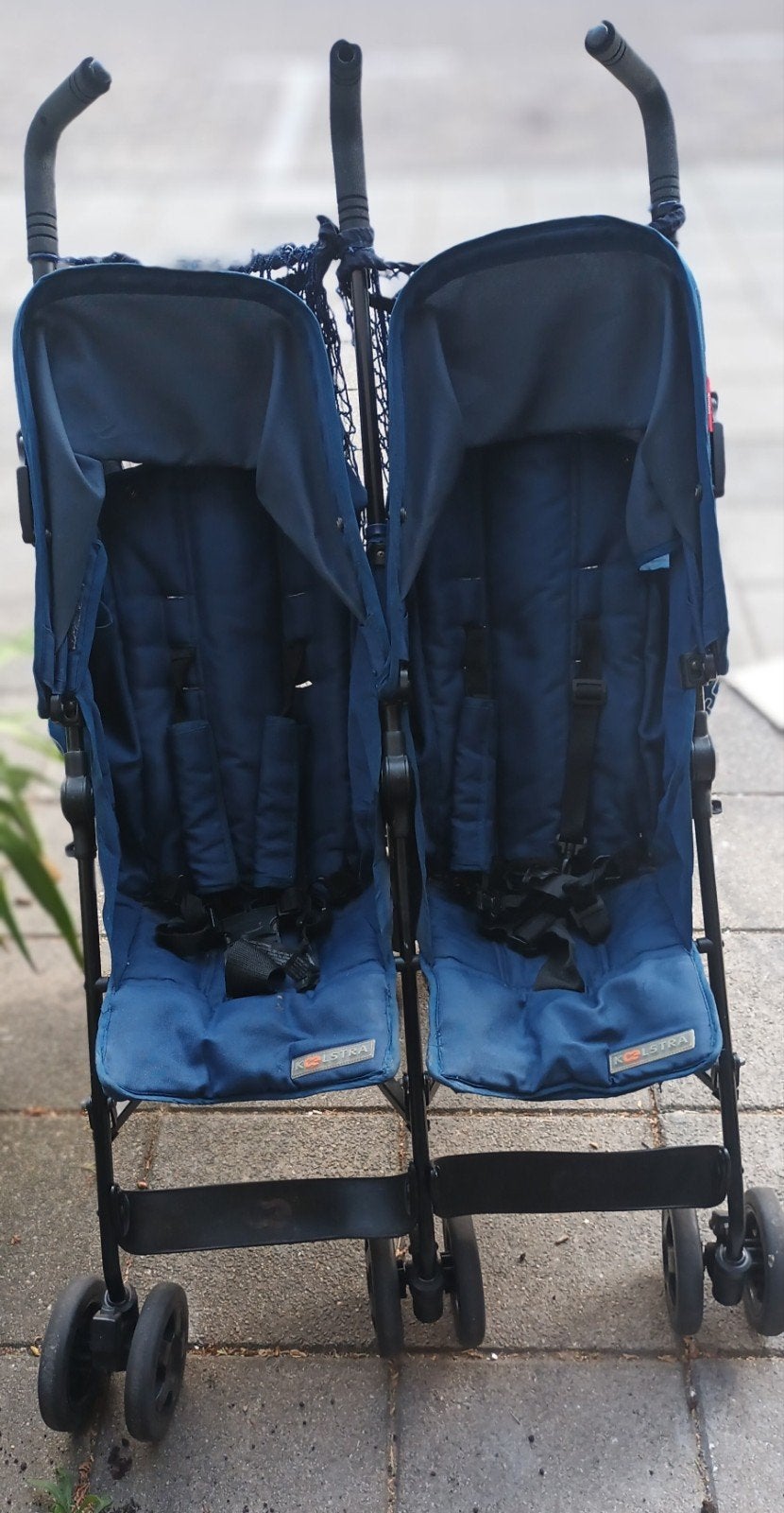 duowagen kinderwagen buggy tweeling buggy koolstra, Ophalen of Verzenden, Kinderwagen of Buggy