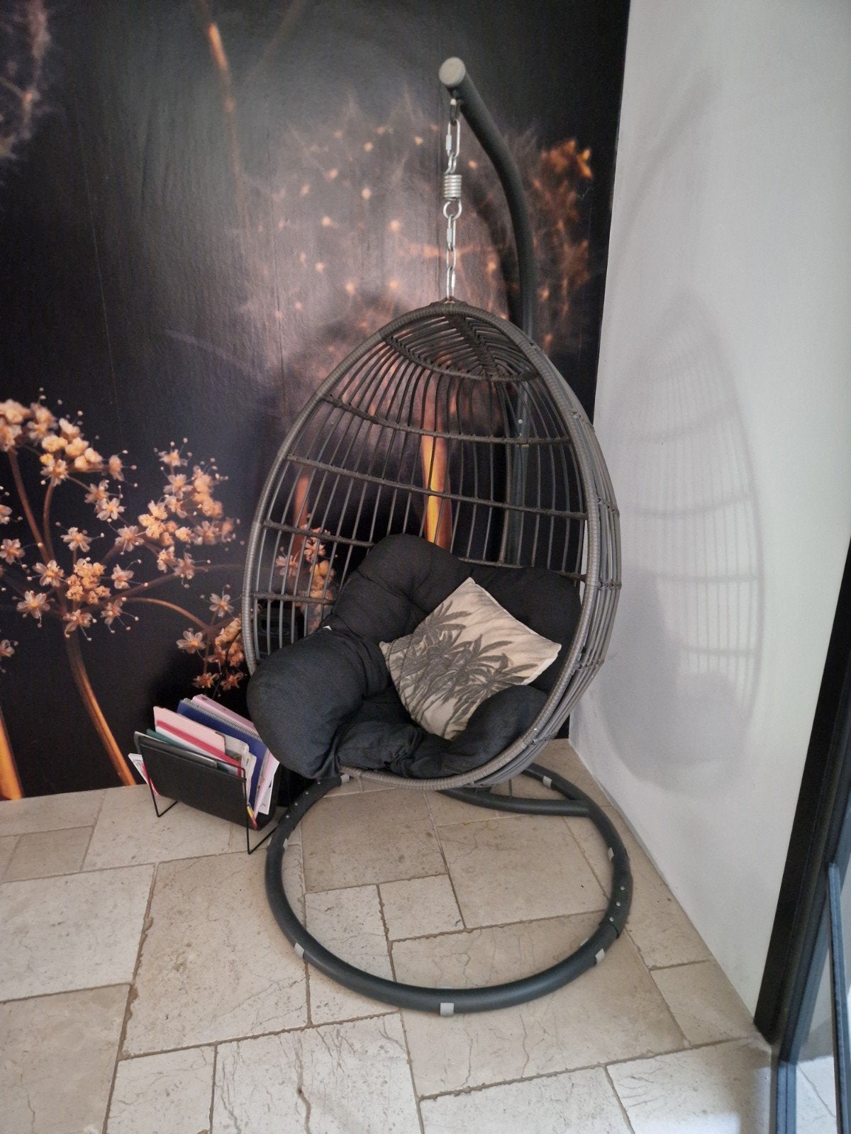 Hangstoel Nieuwstaat!, Tuin en Terras, Ophalen, Rotan
