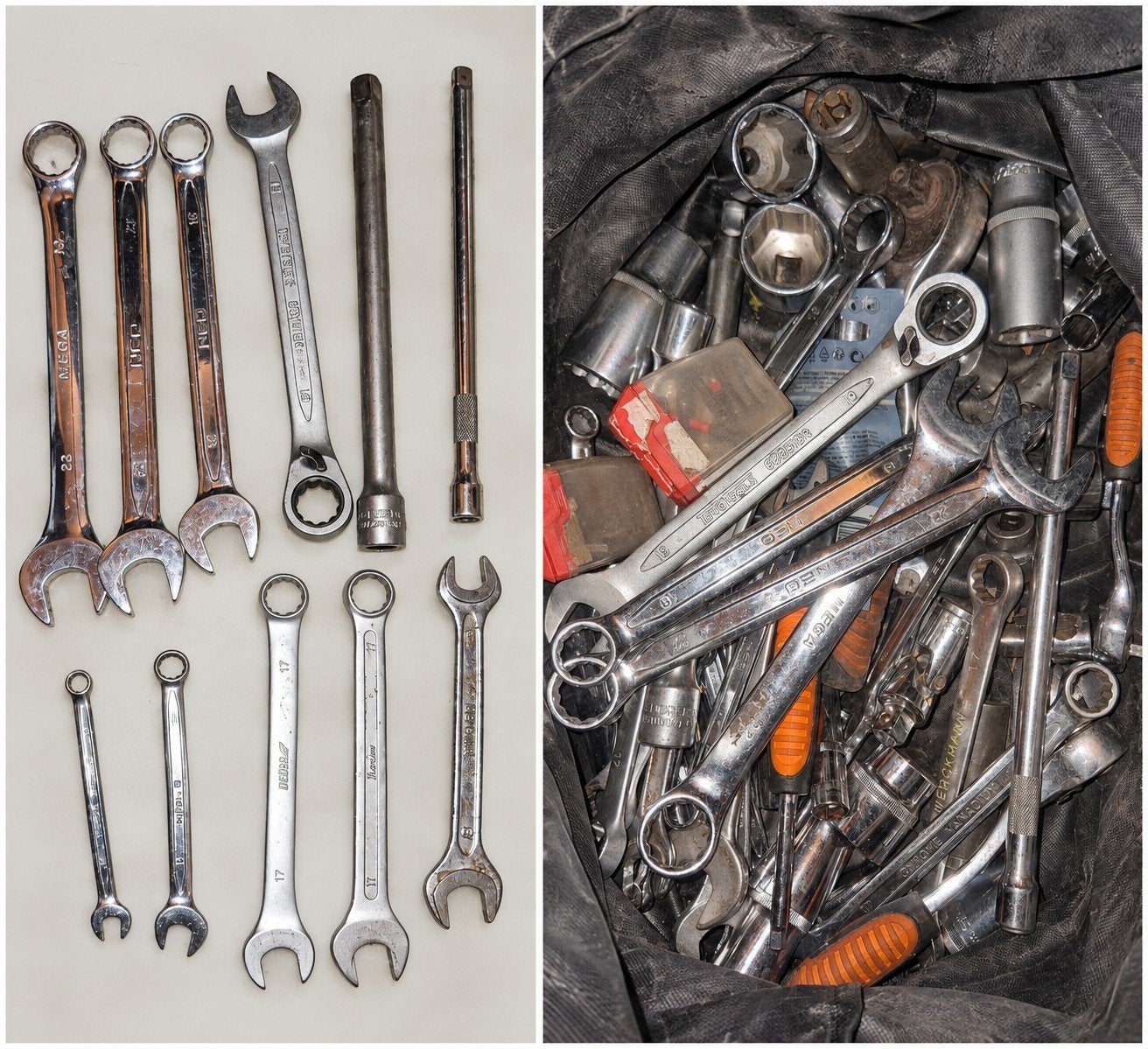metalen gereedschapskist compleet gevuld, Doe-het-zelf en Verbouw, Ophalen of Verzenden