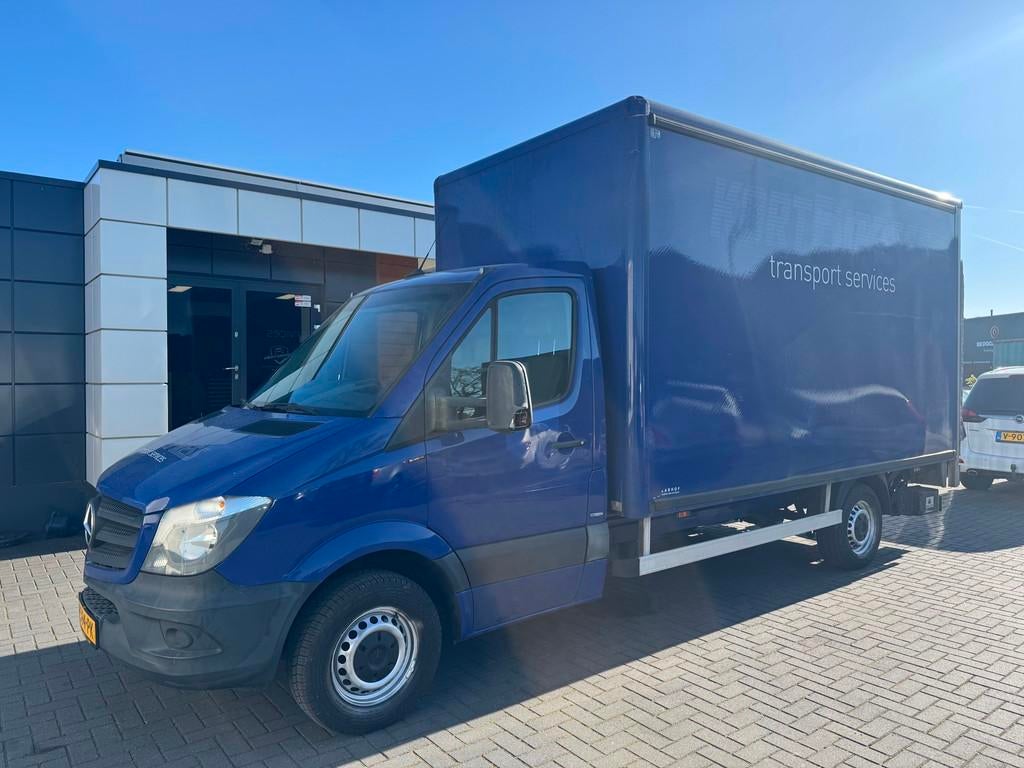 Mercedes-Benz Sprinter 316 CDI Bakwagen+Laadklep 2018 Apk 20, Automaat, Gebruikt, 4 cilinders, Blauw