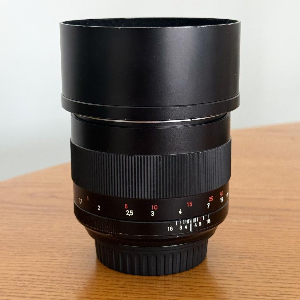 Zeiss 85mm f/1.4 Planar T ZE (Canon EF Mount), Ophalen, Gebruikt, Telelens