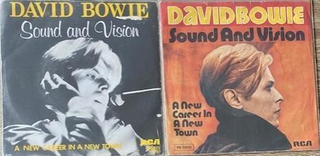 David Bowie	Sound and vision/Let's dance/When the wind blows, Cd's en Dvd's, Vinyl Singles, Originele persing, Ophalen of Verzenden
