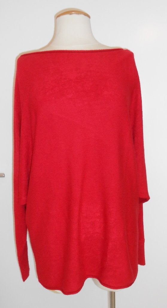 MS Mode trui rood mt L, Maat 42/44 (L), Ophalen of Verzenden, Zo goed als nieuw, MS Mode