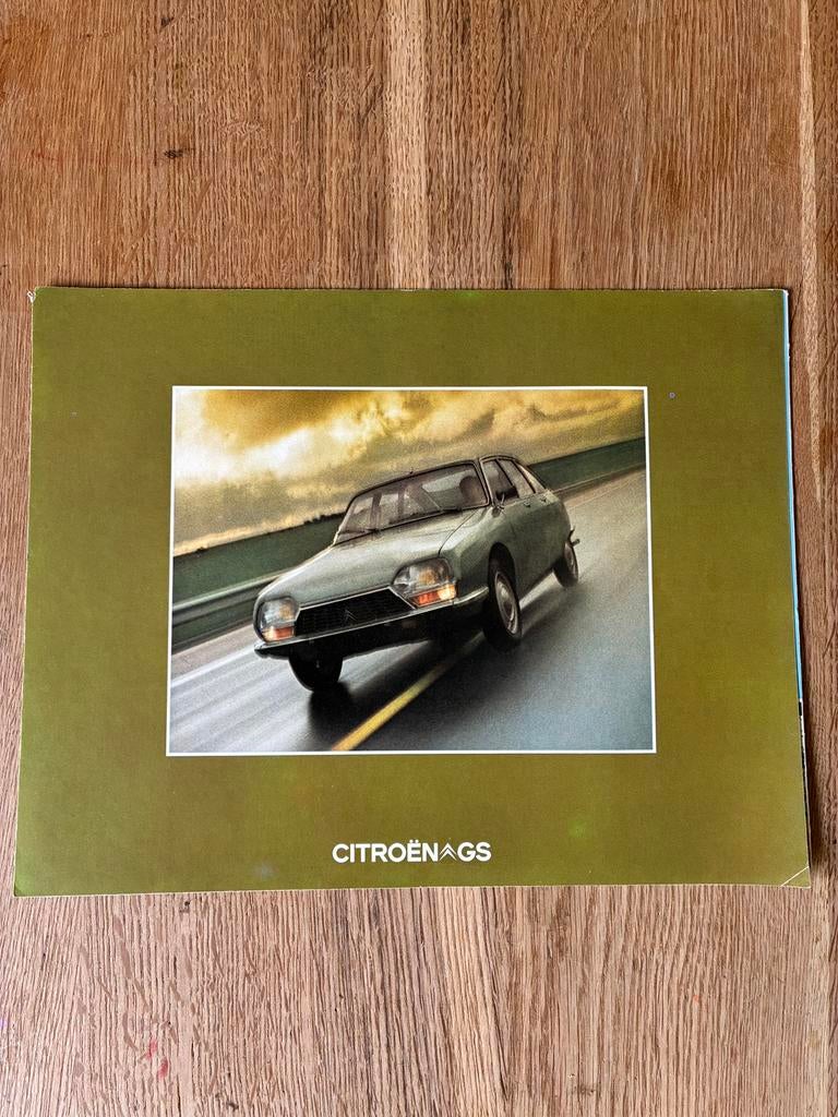 Citroën GS brochure 8/73, Ophalen of Verzenden, Zo goed als nieuw, Citroën