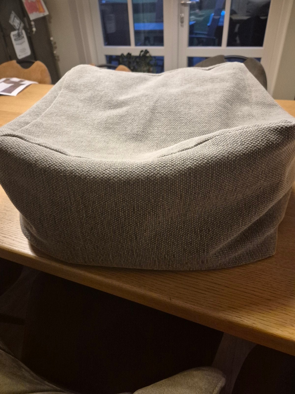 Zitzak vierkant, Vierkant, Minder dan 50 cm, Ophalen of Verzenden, Zo goed als nieuw