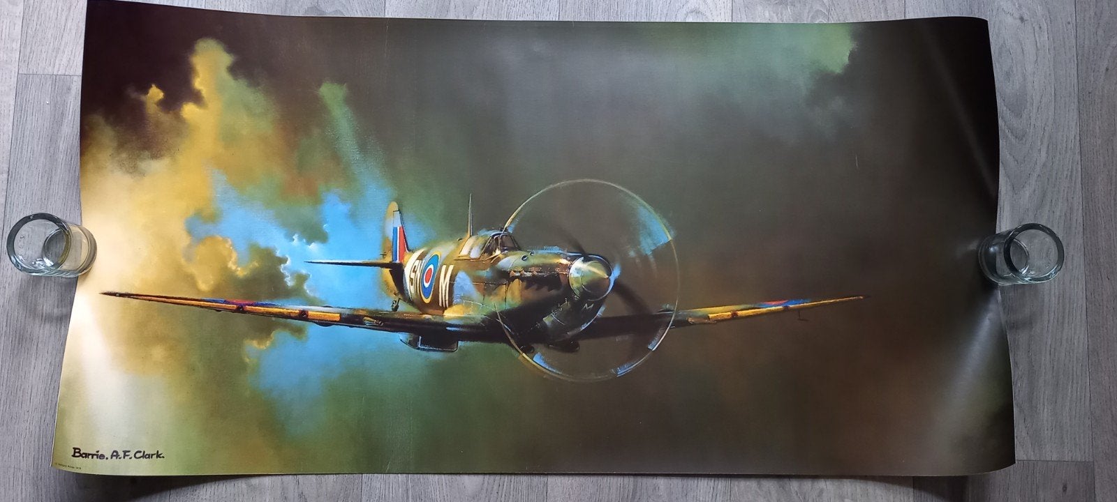 Spitfire door Barrie AF Clark, Ophalen of Verzenden, Gebruikt