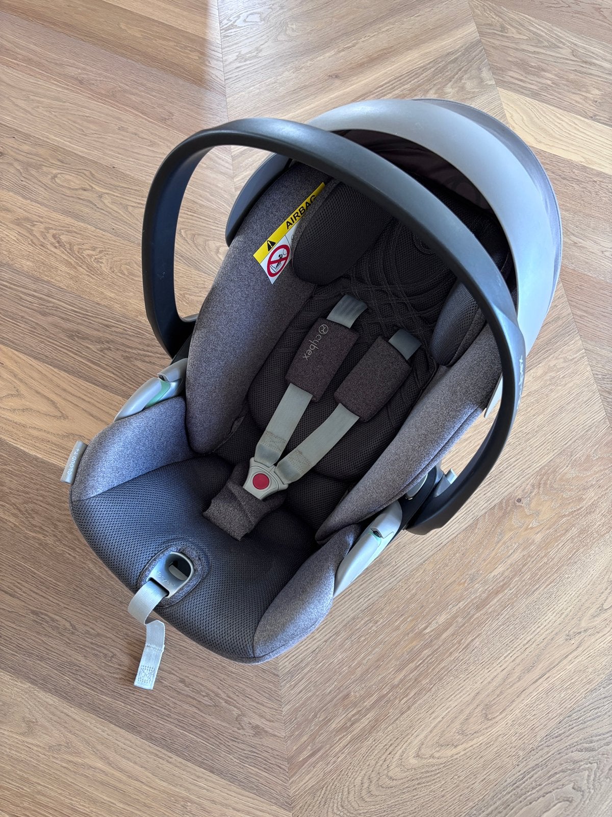 cybex cloud t plus mirage grey, Zo goed als nieuw, Isofix, 0 t/m 13 kg, Ophalen