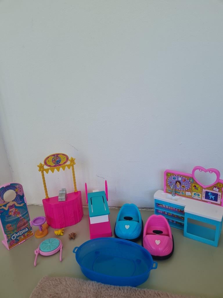 Barbie Chelsea Kermis Speelset, Kinderen en Baby's, Speelgoed | Poppen, Ophalen of Verzenden, Gebruikt, Barbie