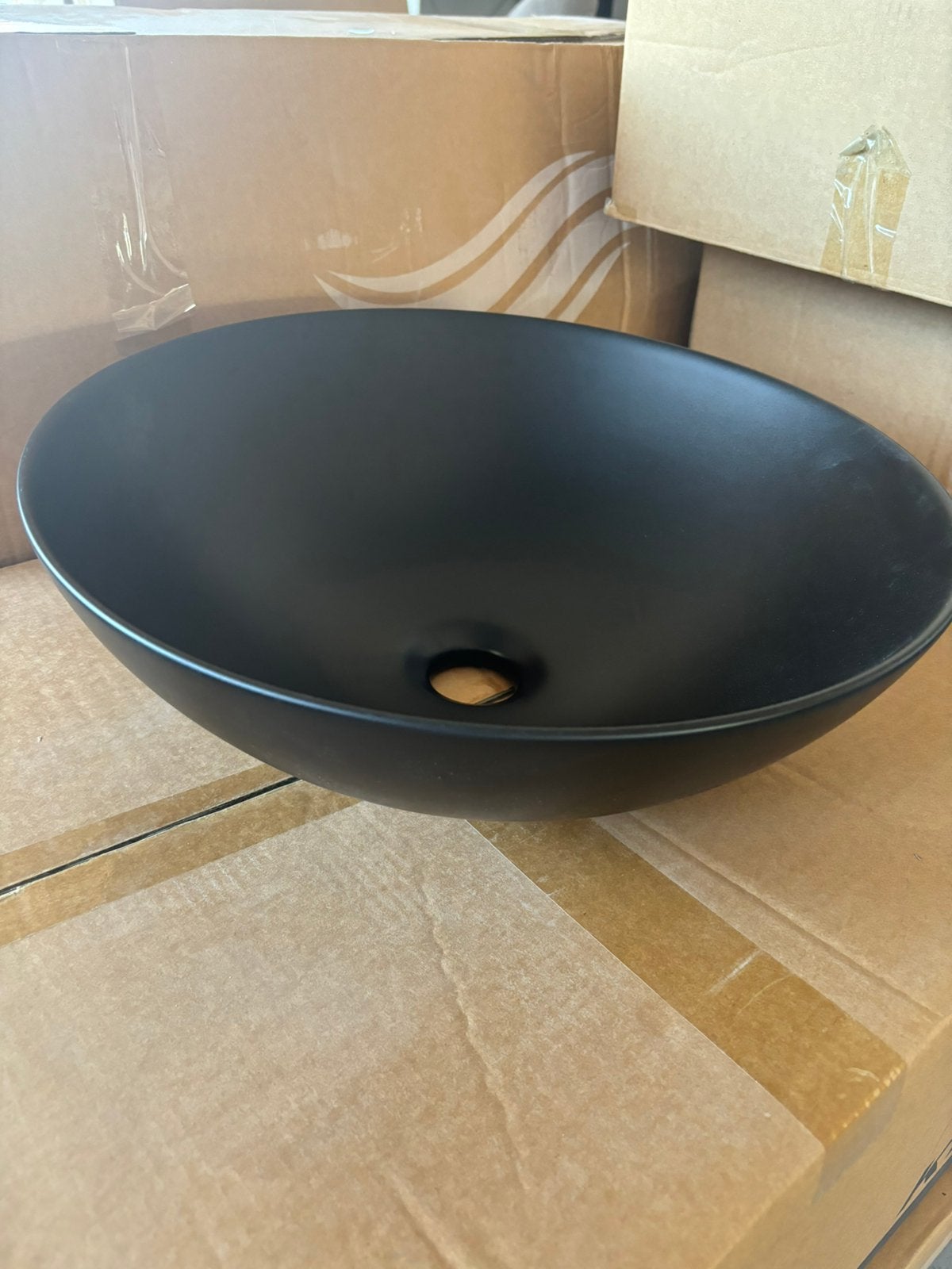 Waskom zwart, Minder dan 50 cm, Overige typen, Nieuw, Ophalen of Verzenden