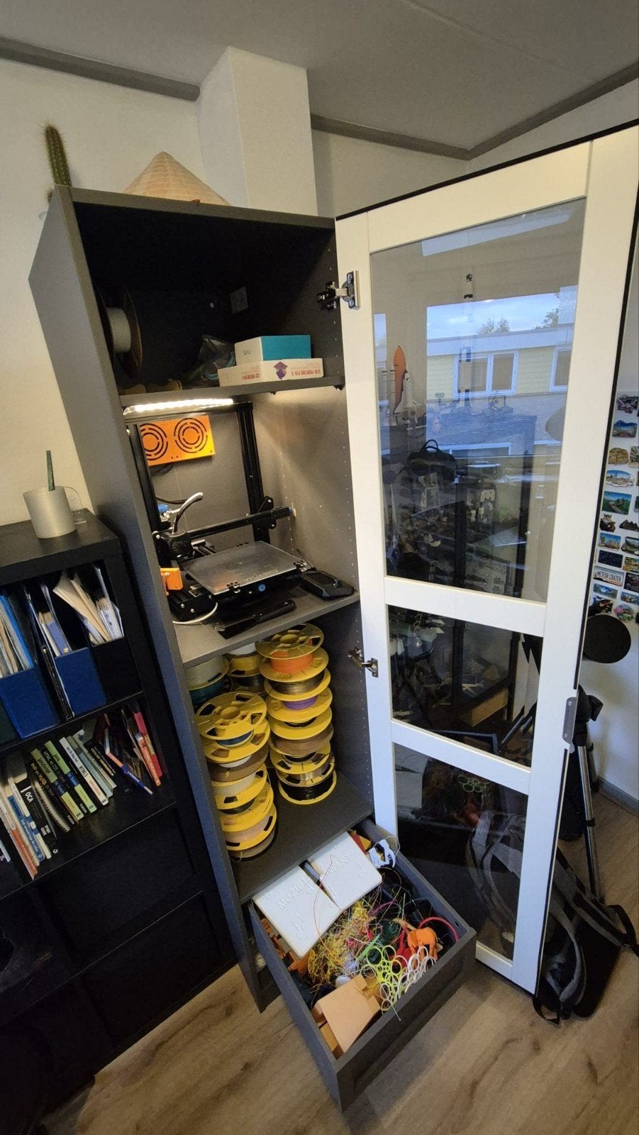 Ventilatiekast 3d printer, Ophalen, Gebruikt, Glas