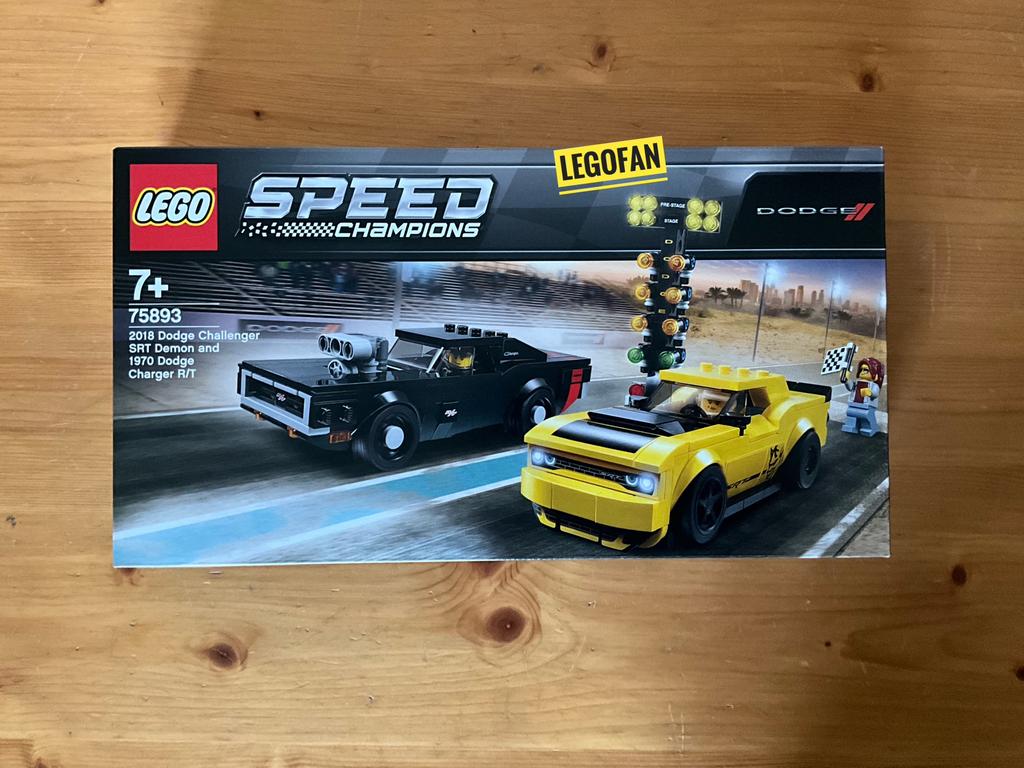 🆕NIEUW: LEGO 75893 2018 Dodge Challenger & 1970 Charger R/T, Kinderen en Baby's, Speelgoed | Duplo en Lego, Ophalen of Verzenden