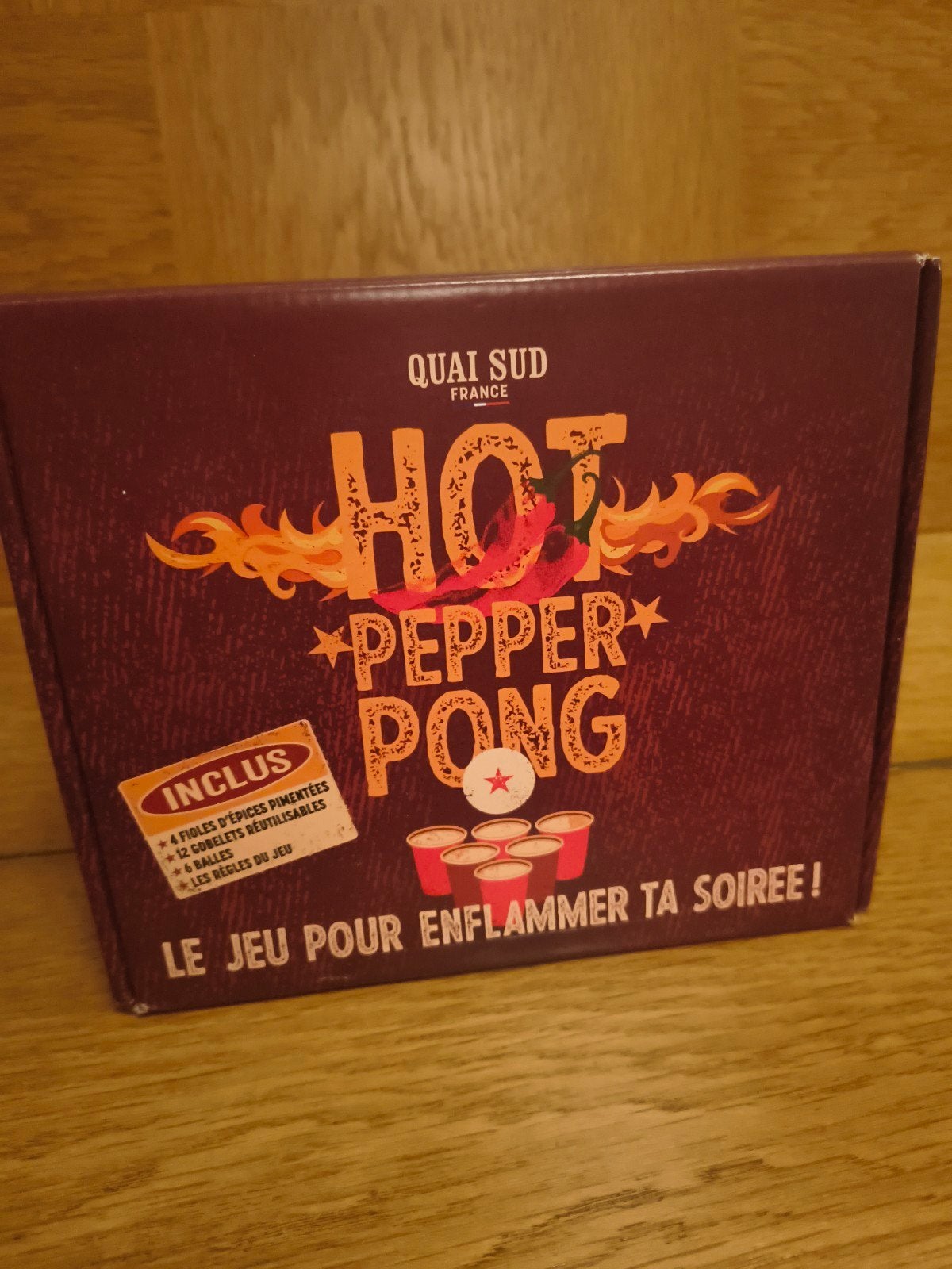 Hot Pepper Pong: Het pittige drinkspel voor feesten!, Vijf spelers of meer, Ophalen of Verzenden, Nieuw, Qual Sud France